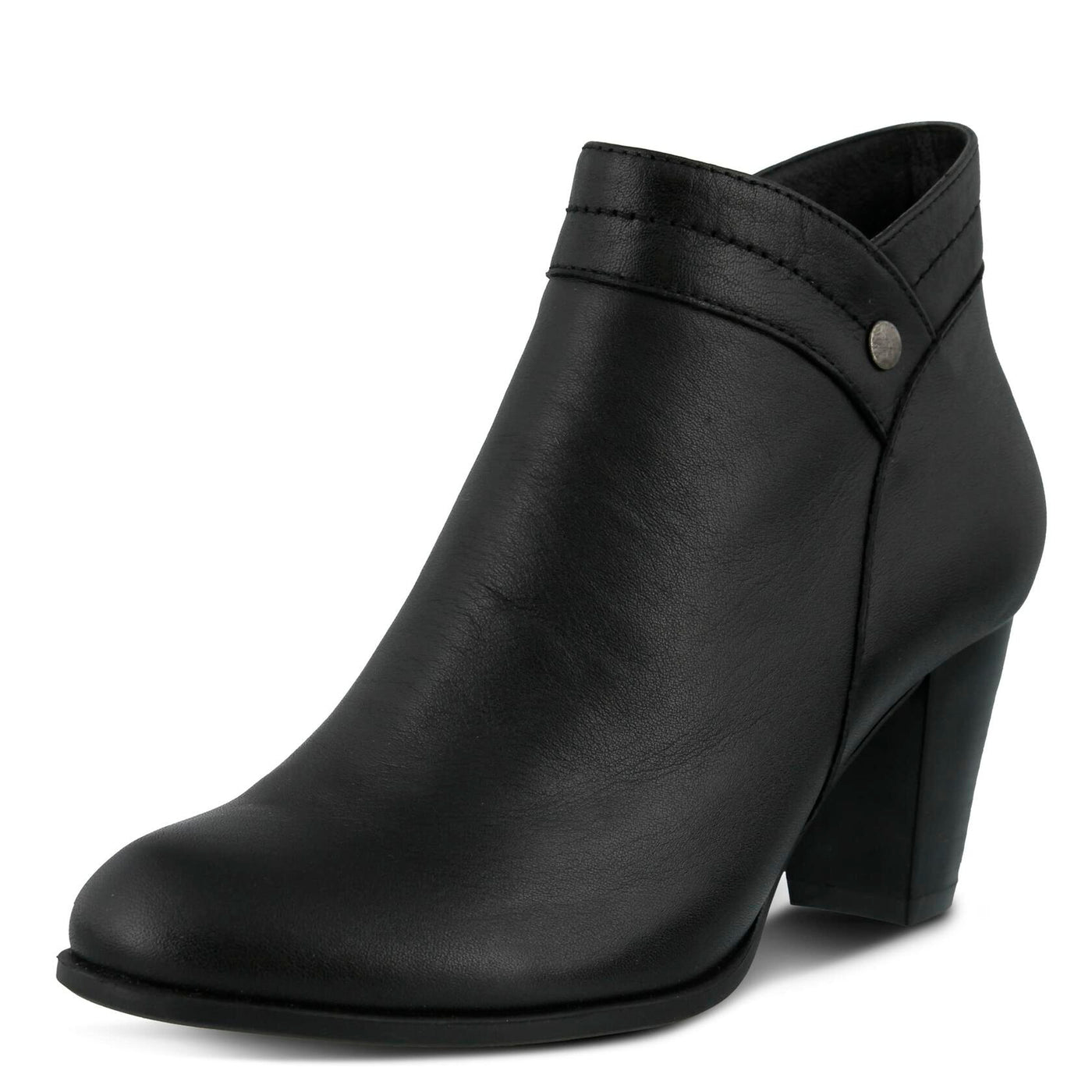 Spring Step Women's Itilia Ankle Bootie, Black, 40 EU/9 M US