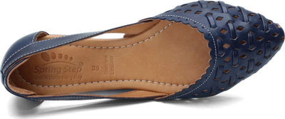 Spring Step Women's Delorse Slip-On Shoe Navy EU 39 / US 8.5