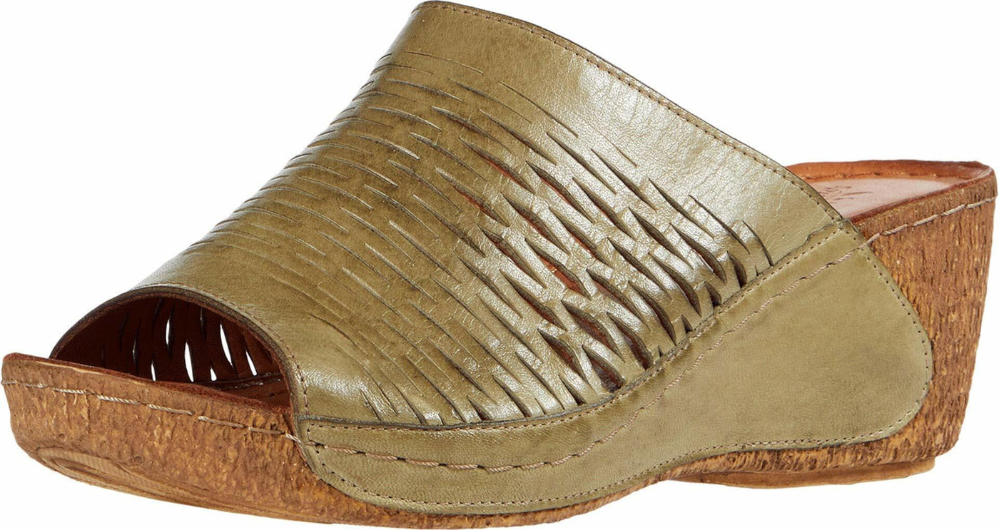 Spring Step Women's CUNACENA Slipper, Olive, 7.5-8