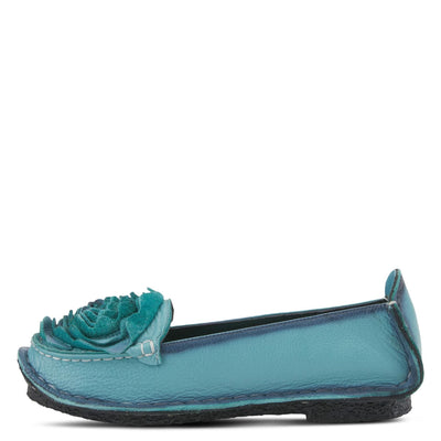L’Artiste by Spring Step Women's Dezi Flat, Blue, 37 EU/6.5-7 M US