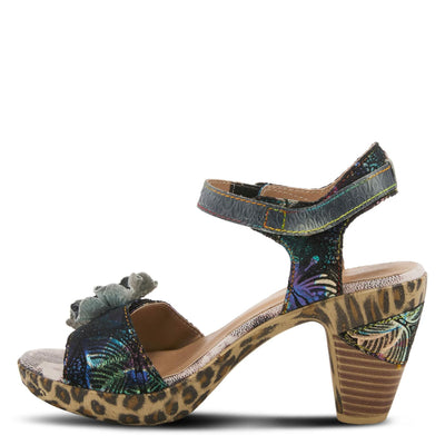 Spring Step L'Artiste Women's Wildcat Quarter Strap Sandal Black Multi EU 40 / US 9