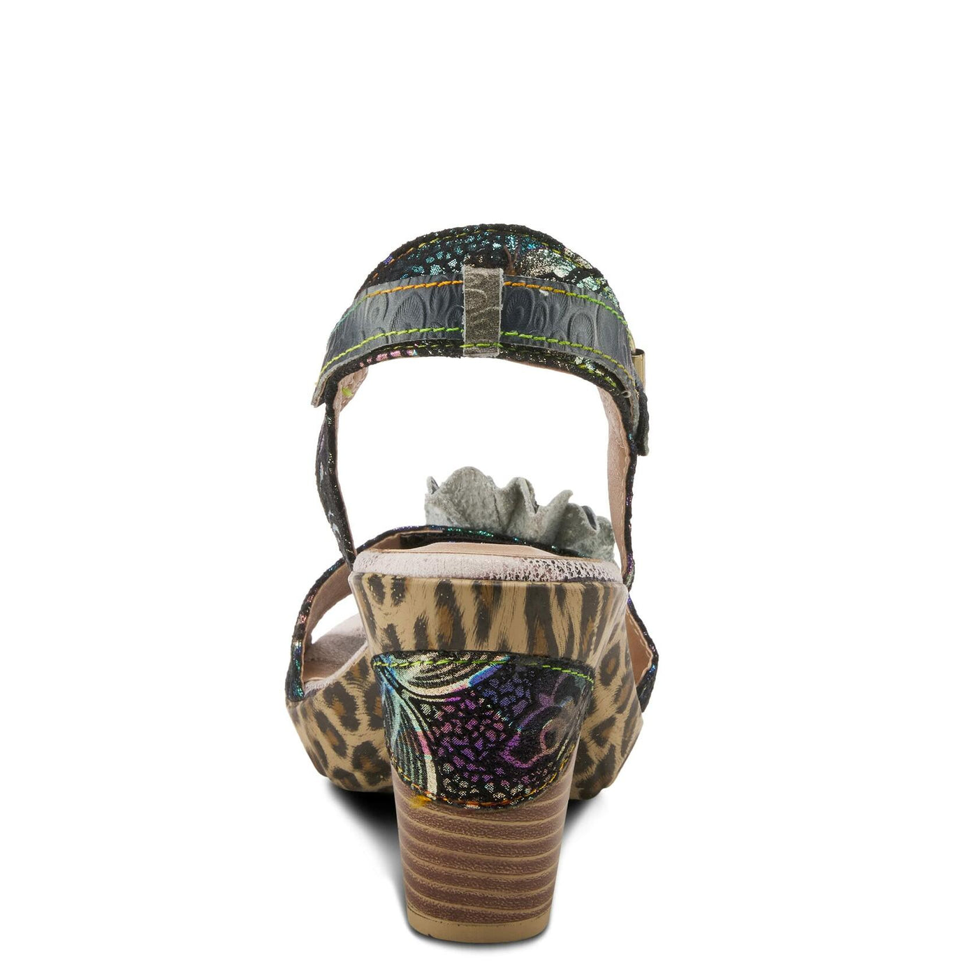 Spring Step L'Artiste Women's Wildcat Quarter Strap Sandal Black Multi EU 40 / US 9