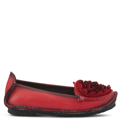 L’Artiste by Spring Step Women's Dezi Flat, Red, 39 EU/8.5 M US