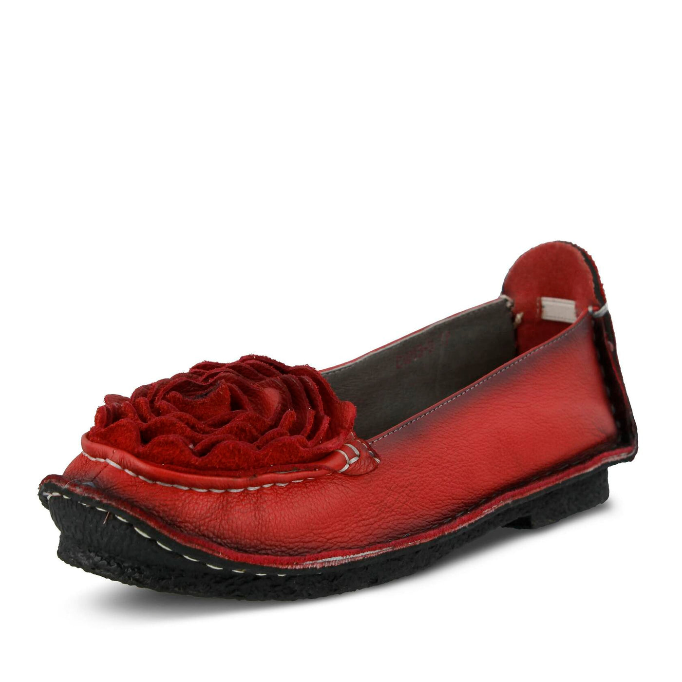 L’Artiste by Spring Step Women's Dezi Flat, Red, 39 EU/8.5 M US