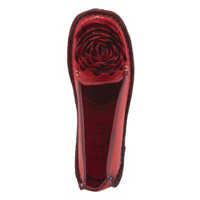 L’Artiste by Spring Step Women's Dezi Flat, Red, 39 EU/8.5 M US