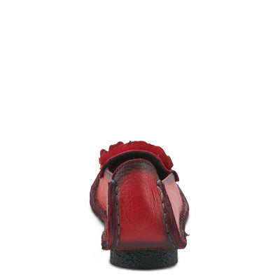 L’Artiste by Spring Step Women's Dezi Flat, Red, 39 EU/8.5 M US