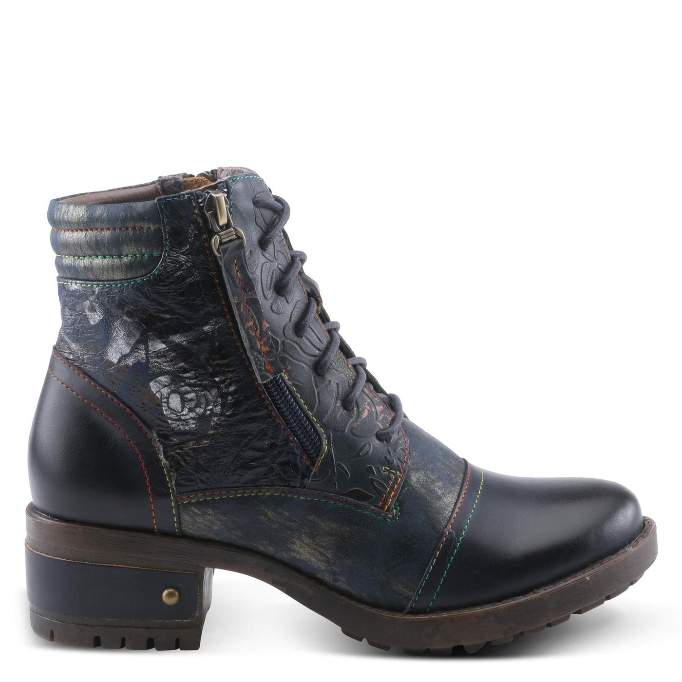 Spring Step L`Artiste Women's Sunsetride Boot Navy Multi EU 36 / US 5.5-6