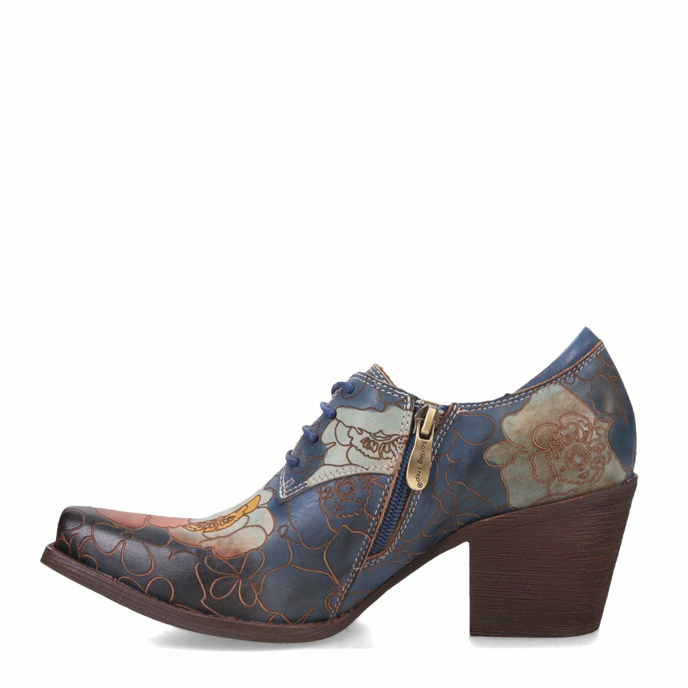 Spring Step L`Artiste Women's Rockinlorna Shootie Blue Multi EU 36 / US 5.5-6