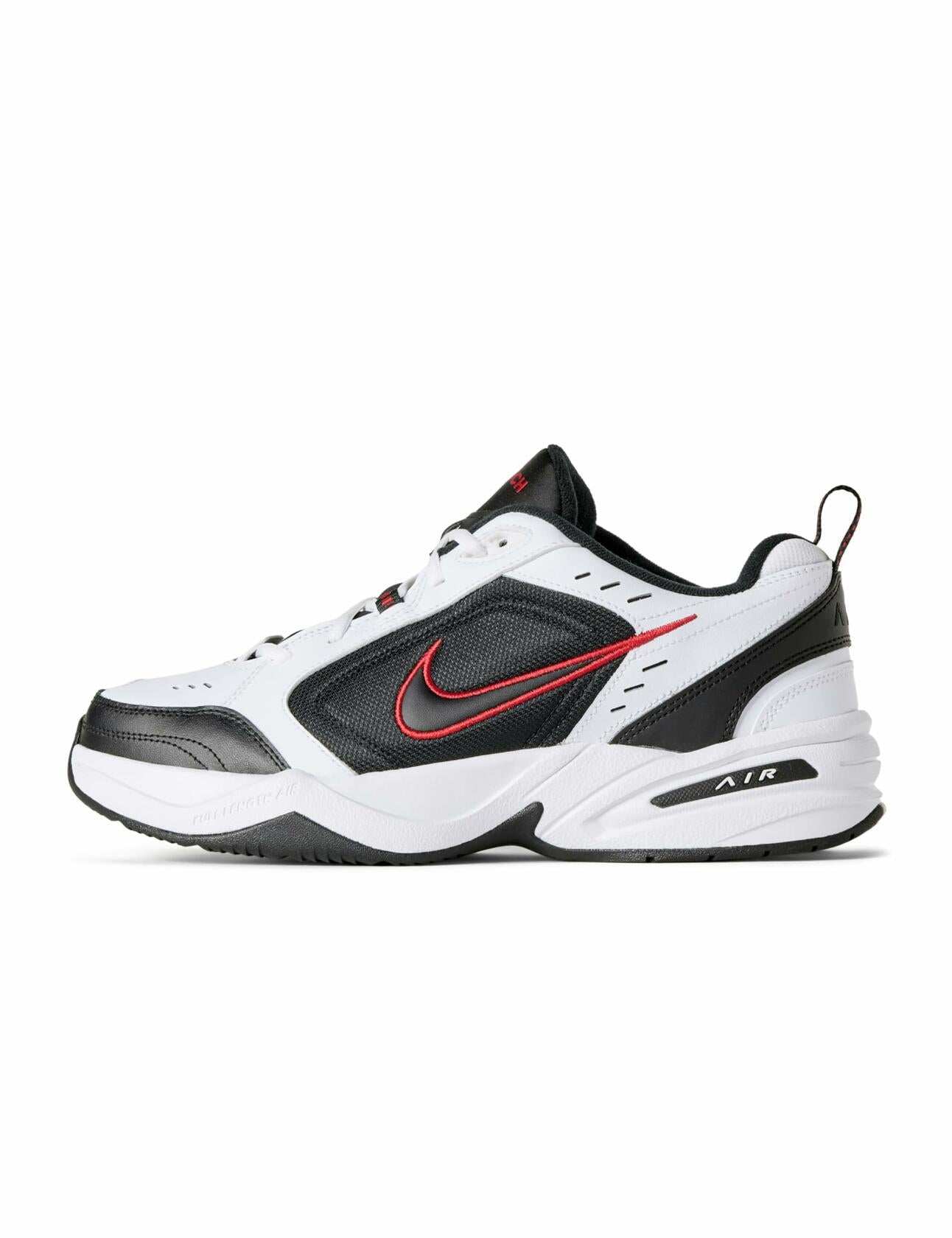 Nike Men's Air Monarch IV Cross Trainer, White/Black, 9.0 Regular US