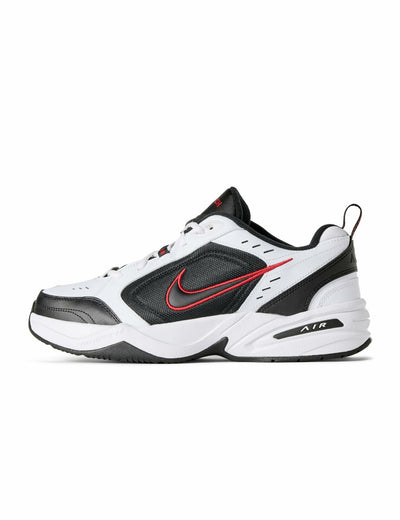 Nike Men's Air Monarch IV Cross Trainer, White/Black, 9.0 Regular US