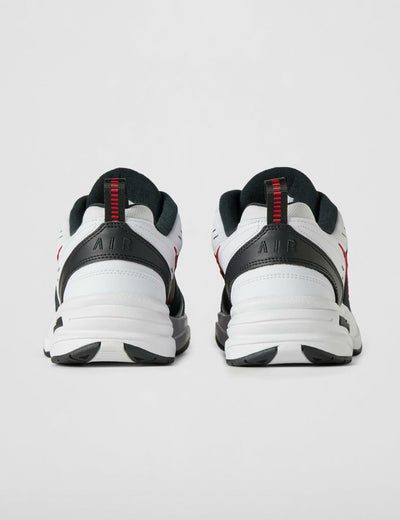 Nike Men's Air Monarch IV Cross Trainer, White/Black, 9.0 Regular US