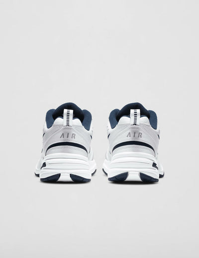 Nike Air Monarch 4 Medium Width Mens (13) White/Metallic Silver