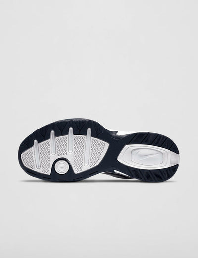 Nike Air Monarch 4 Medium Width Mens (13) White/Metallic Silver
