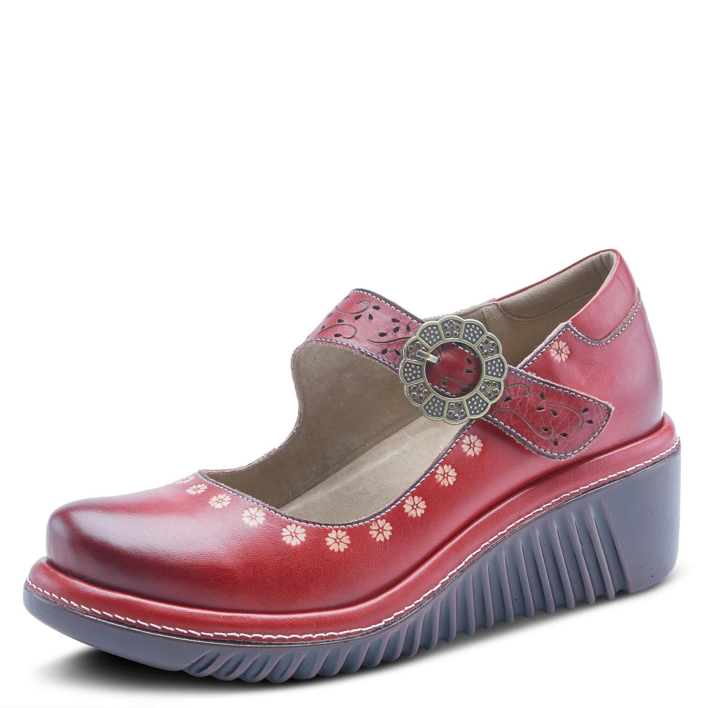 L'Artiste by Spring Step Footlight Red EU 35 (US Women's 5) M