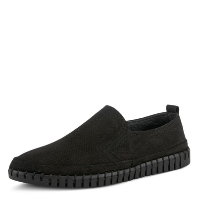 Spring Step Men's Mateo Slip-On Shoe Black Nubuck EU 44 / US 10.5-11