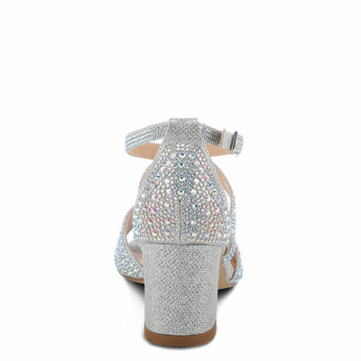 PATRIZIA Women's Delamore Open-Toe Sandal Silver EU 39 / US 8.5