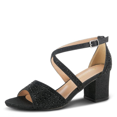 PATRIZIA Women's Delamore Open-Toe Sandal Black EU 37 / US 6.5-7