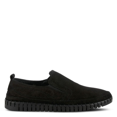 Spring Step Men's Mateo Slip-On Shoe Black Nubuck EU 40 / US 7-7.5