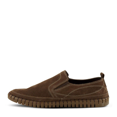 Spring Step Men's Mateo Slip-On Shoe Brown Nubuck EU 44 / US 10.5-11