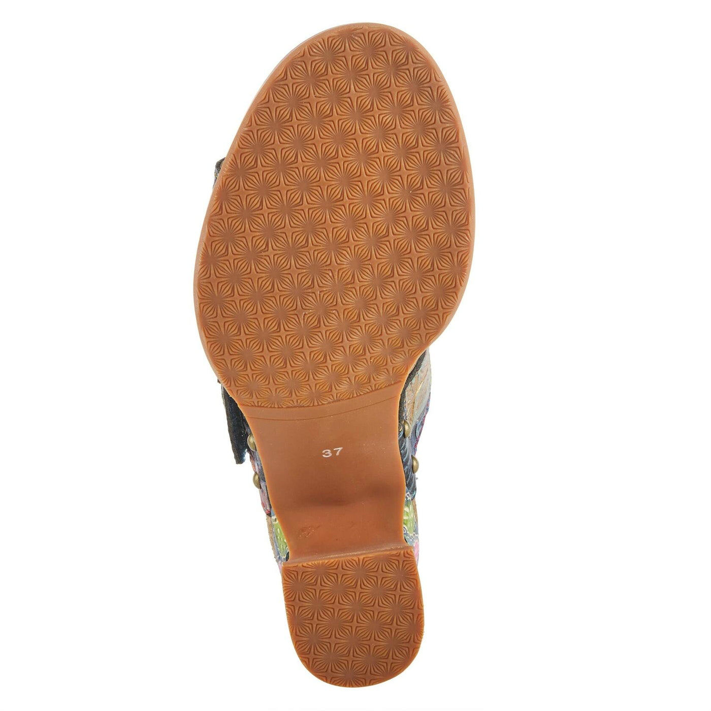 Spring Step L'Artiste Women's Rossie Slide High Heel SandalNavy Multi EU 35 / US 5