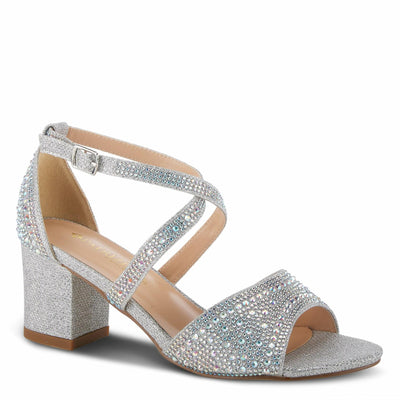 PATRIZIA Women's Delamore Open-Toe Sandal Silver EU 37 / US 6.5-7