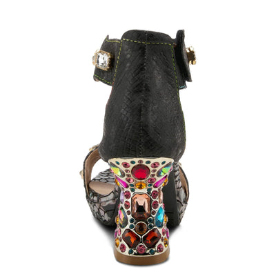 Spring Step L'Artiste Women's Jewell Quarter Strap Sandal Pink Multi EU 36 / US 5.5-6