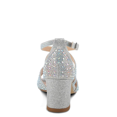 PATRIZIA Women's Delamore Open-Toe Sandal Silver EU 40 / US 9