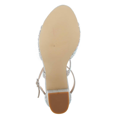 PATRIZIA Women's Delamore Open-Toe Sandal Silver EU 40 / US 9