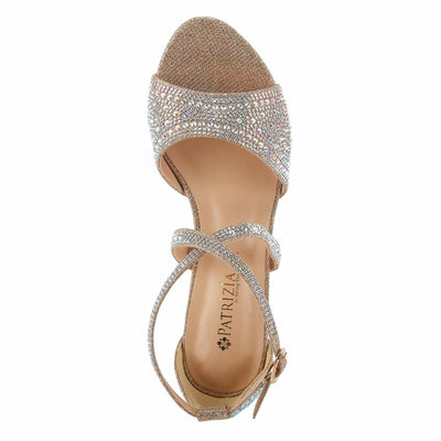 PATRIZIA Women's Delamore Open-Toe Sandal Champagne EU 41 / US 9.5-10