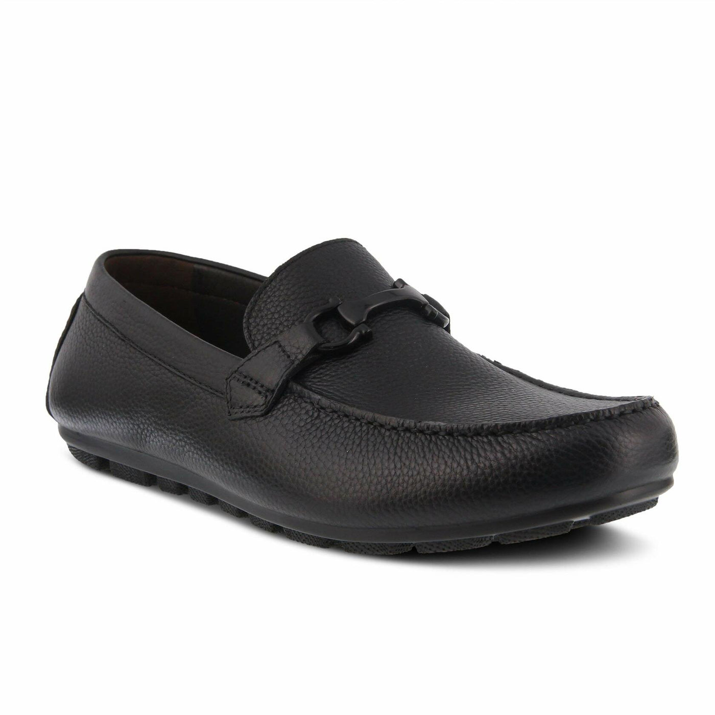 Spring Step Men Jarrett Loafer Flat, BLACK,6 M US