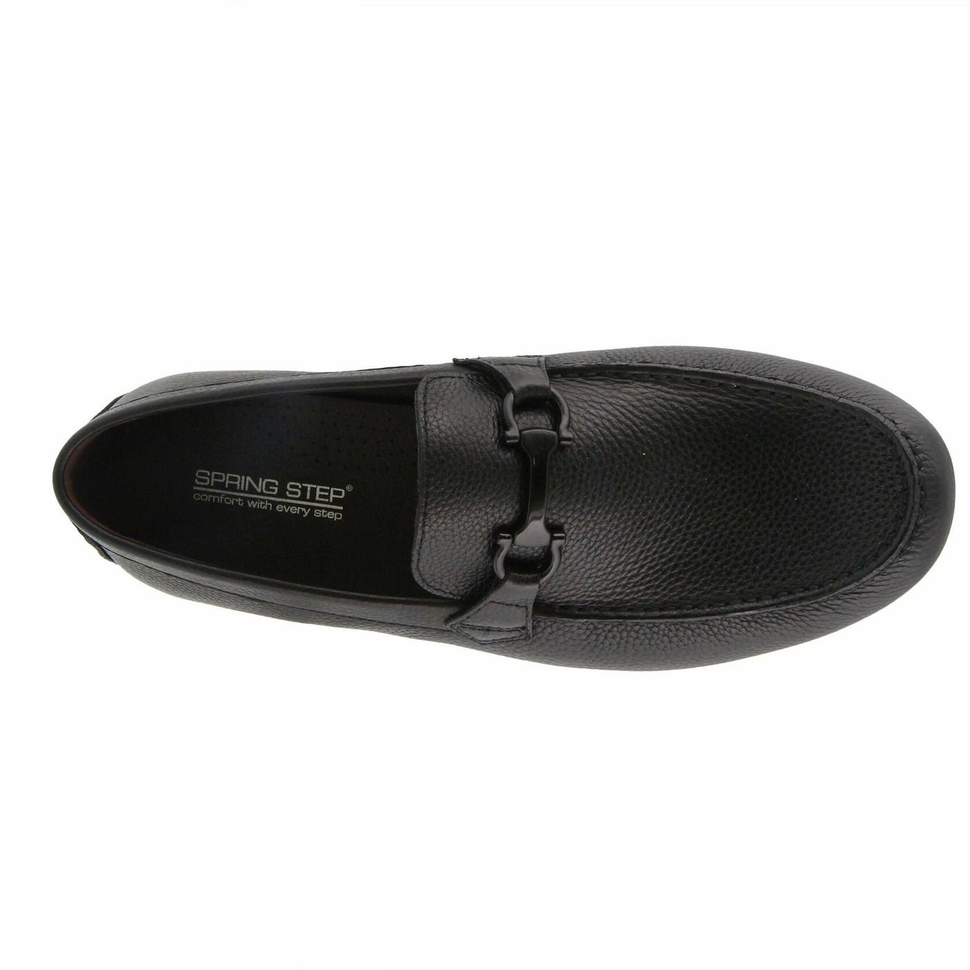 Spring Step Men Jarrett Loafer Flat, BLACK,6 M US
