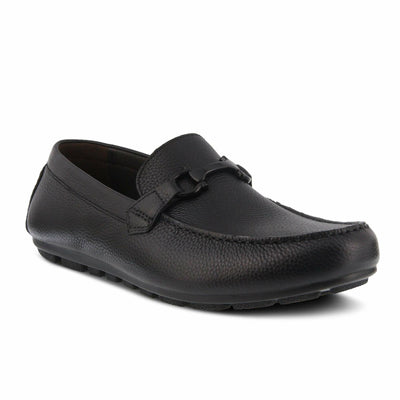 Spring Step Men Jarrett Loafer Flat, BLACK,6 M US