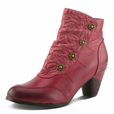 L’Artiste by Spring Step Women's Belgard Ankle Bootie, Bordeaux, 40 EU/9 M US