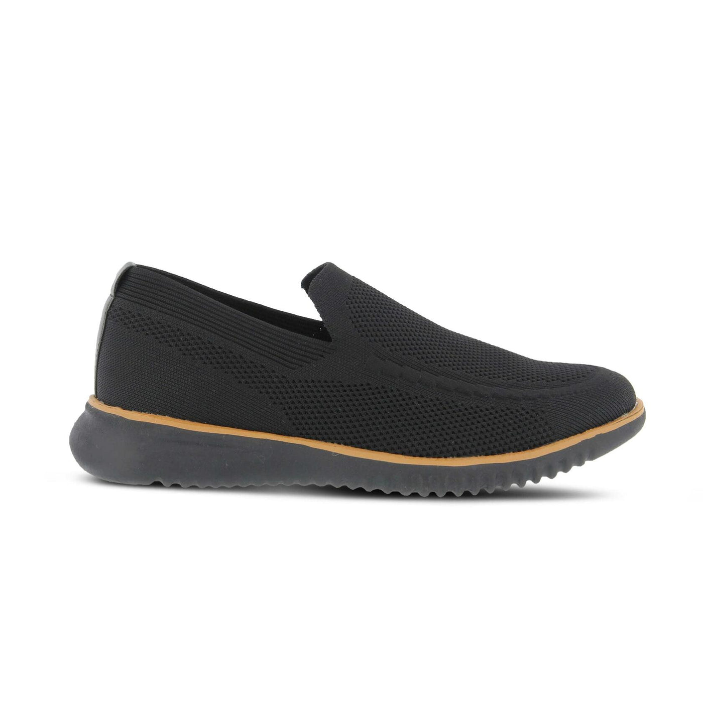 Spring Step Anders Mens Slip-On Shoes - Comfortable Loafer Shoes with Full Length Insole - Lightweight Casual Loafers for Men - Black EU 45 / US 11.5