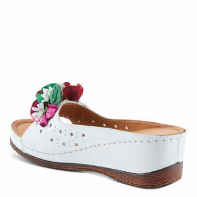 Spring Step Women's Flowerchild Slide Sandal White EU 42 / US 10.5-11