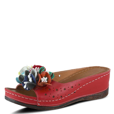 Spring Step Women's Flowerchild Slide Sandal Red EU 42 / US 10.5-11