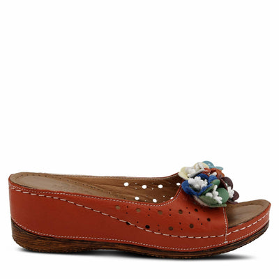 Spring Step Women's Flowerchild Slide Sandal Red EU 42 / US 10.5-11