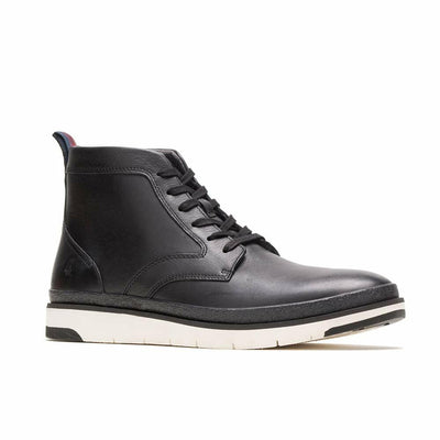 Hush Puppies Men's Caleb PT Boot Ankle, Black Leather, 9 M US