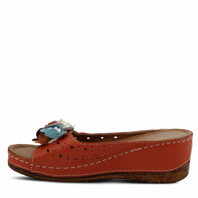 Spring Step Women's Flowerchild Slide Sandal Red EU 42 / US 10.5-11