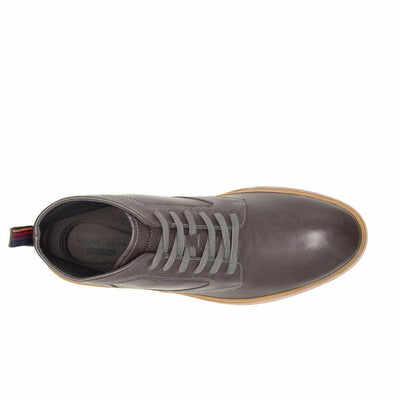 Hush Puppies Men's Caleb PT Boot Ankle, Dark Grey Leather, 9 M US