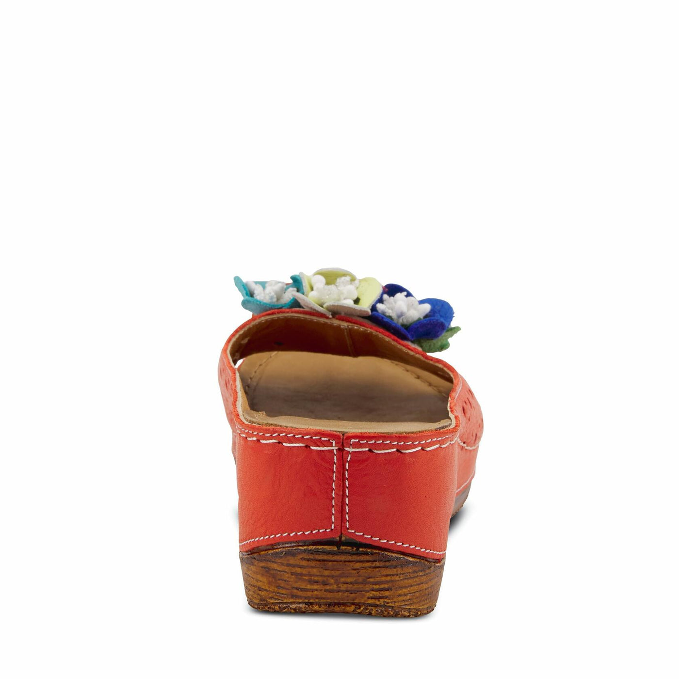 Spring Step Women's Flowerchild Slide Sandal Red EU 41 / US 9.5-10