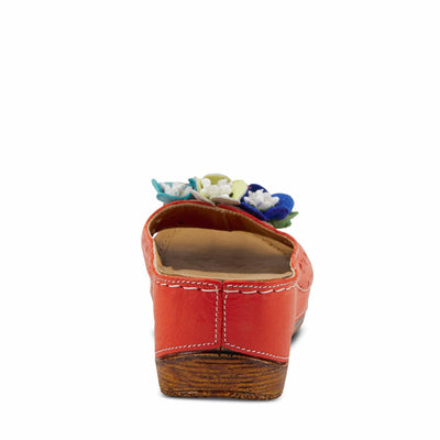 Spring Step Women's Flowerchild Slide Sandal Red EU 41 / US 9.5-10