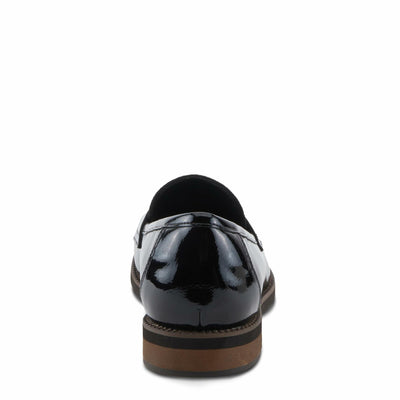 PATRIZIA NOLDIN Women’s Slip-On Loafer – Faux Suede & Patent Combo with Cushioned Insole