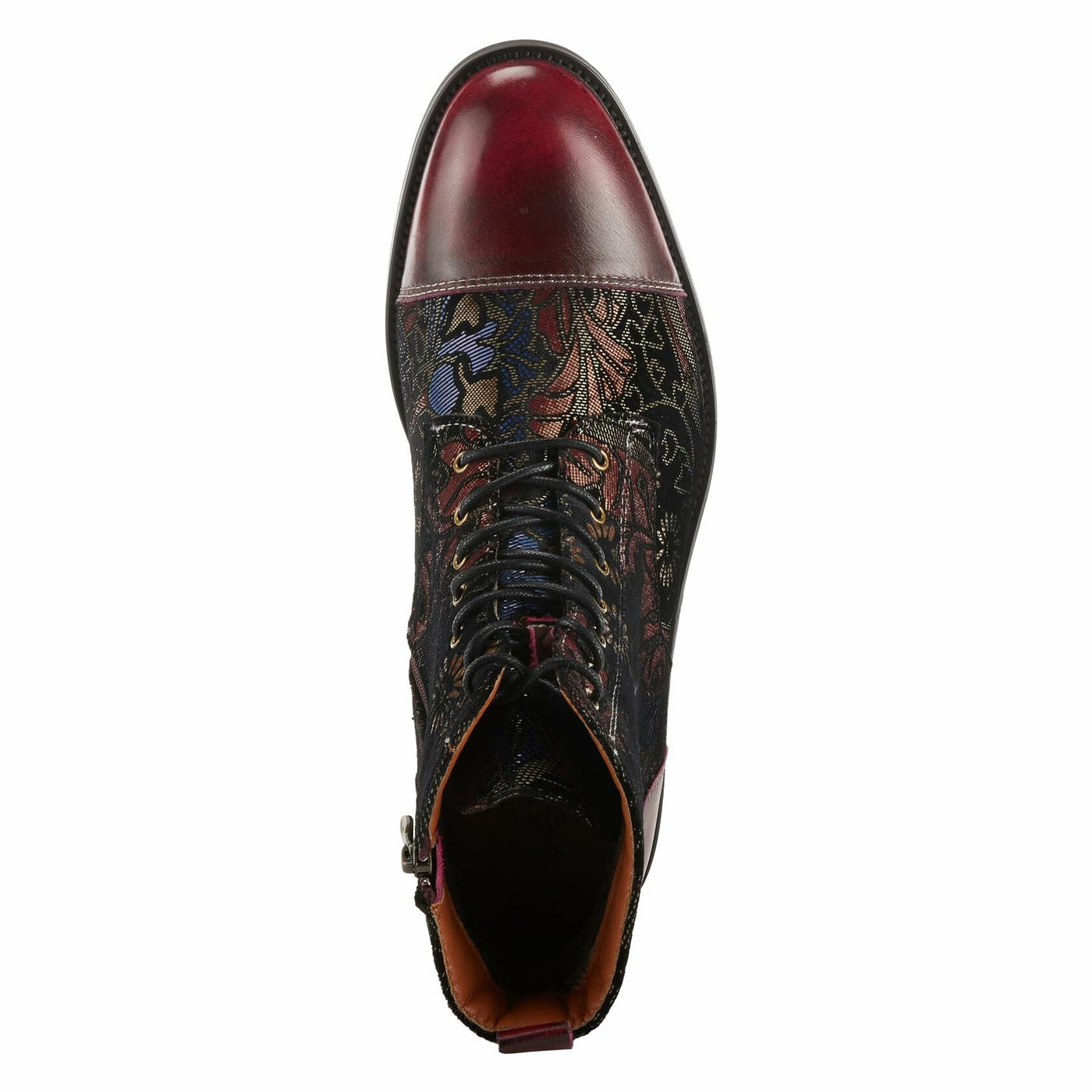 Spring Step L'Artiste Men's Elton Leather Bootie Cabernet Multi EU 47 / US 13