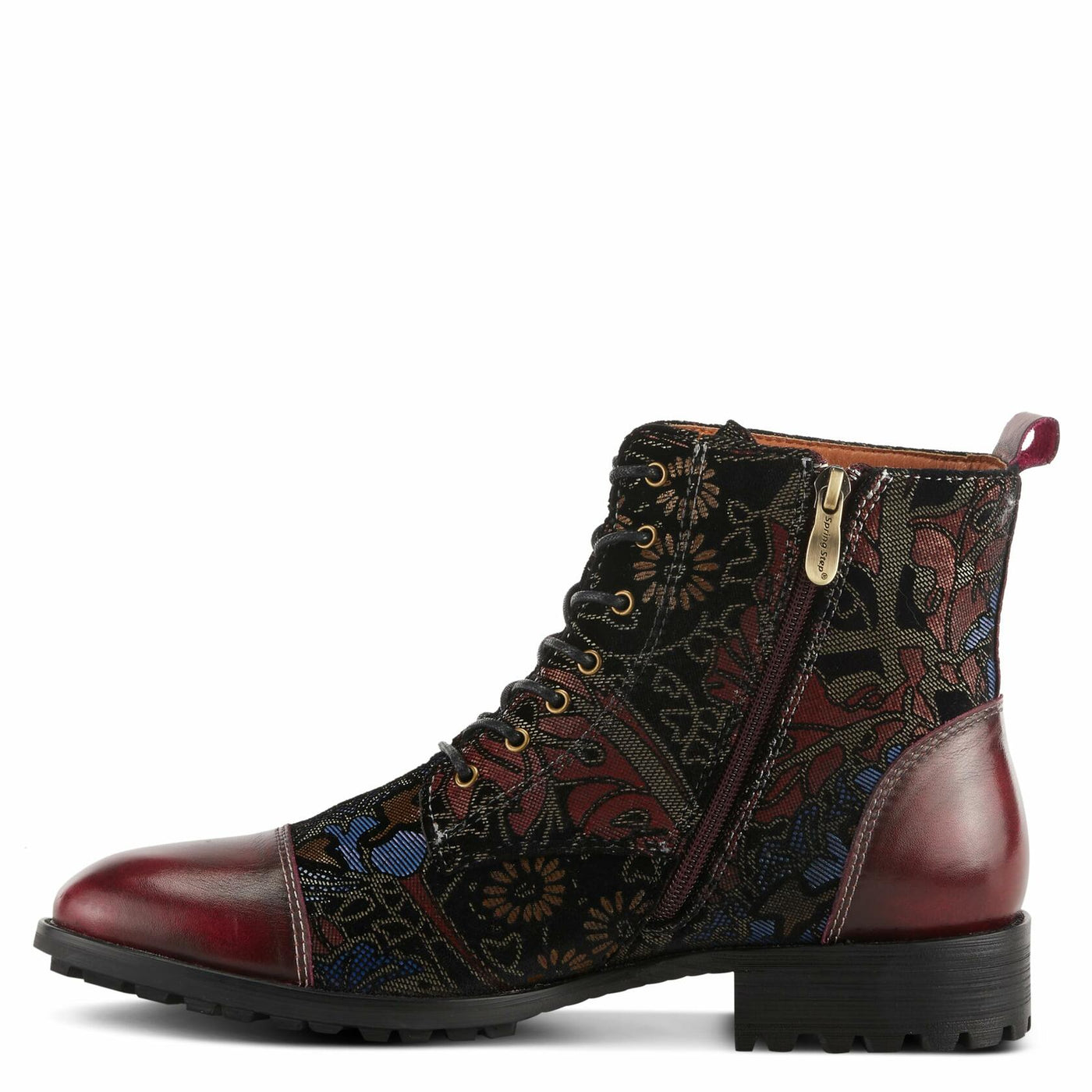 Spring Step L'Artiste Men's Elton Leather Bootie Cabernet Multi EU 47 / US 13