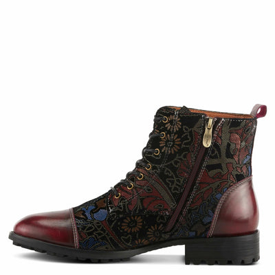 Spring Step L'Artiste Men's Elton Leather Bootie Cabernet Multi EU 47 / US 13