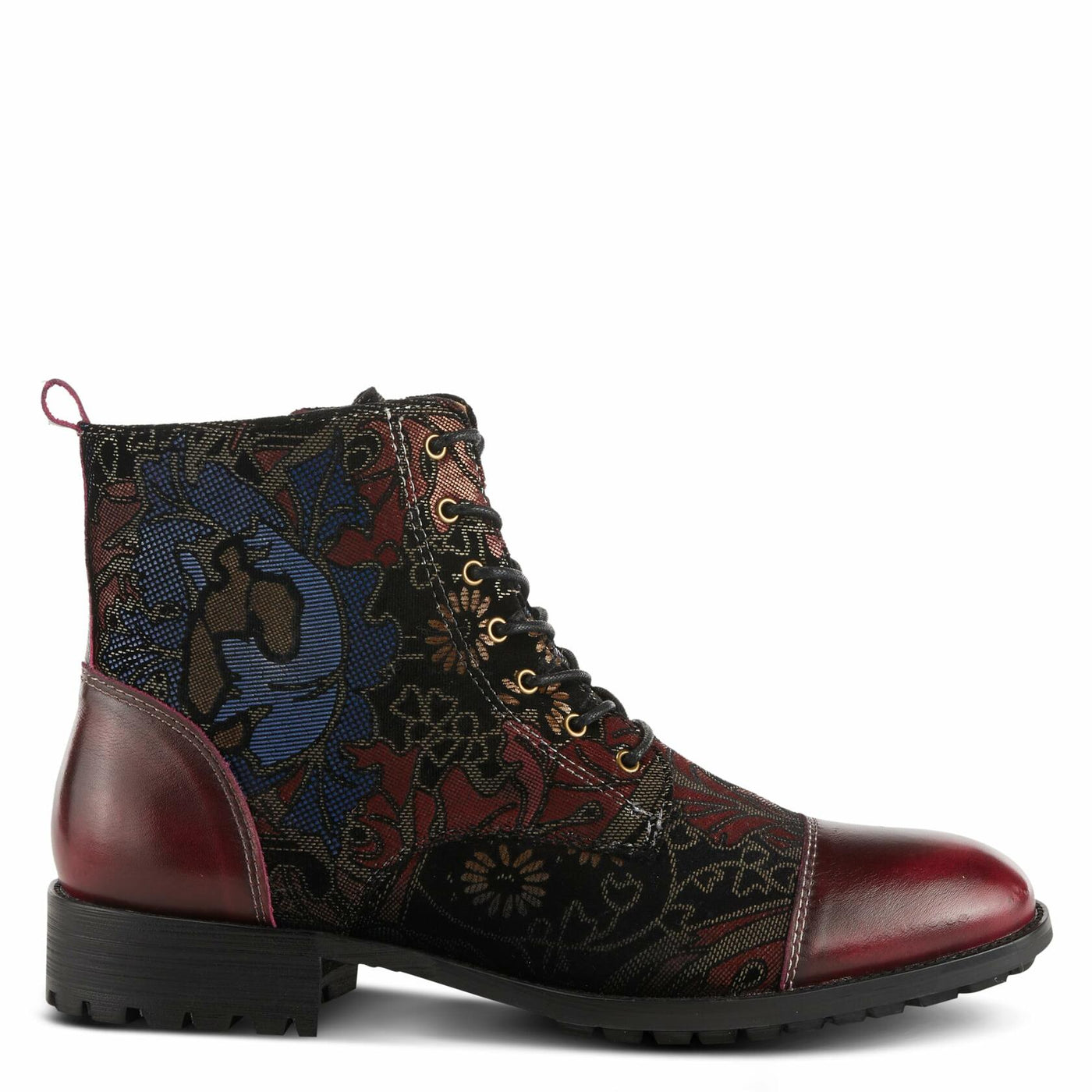 Spring Step L'Artiste Men's Elton Leather Bootie Cabernet Multi EU 47 / US 13