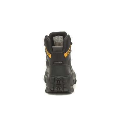 Caterpillar Invader Hiker Waterproof Composite Toe Work Boot Men Black
