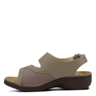 Flexus Women's Aksamala Slingback Sandal Dark Taupe EU 39 / US 8.5