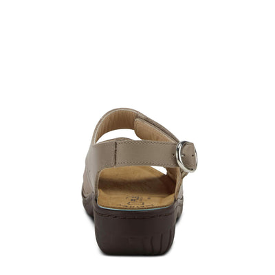 Flexus Women's Aksamala Slingback Sandal Dark Taupe EU 39 / US 8.5